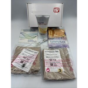 Tummy Tuck Miracle Slimming System As Seen On TV Sealed Cream Belt DVD Guide